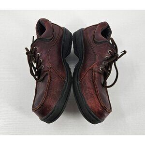 LEE Maverick Men Sz 9M Brown Leather Casual Lace Up Oxford Shoe